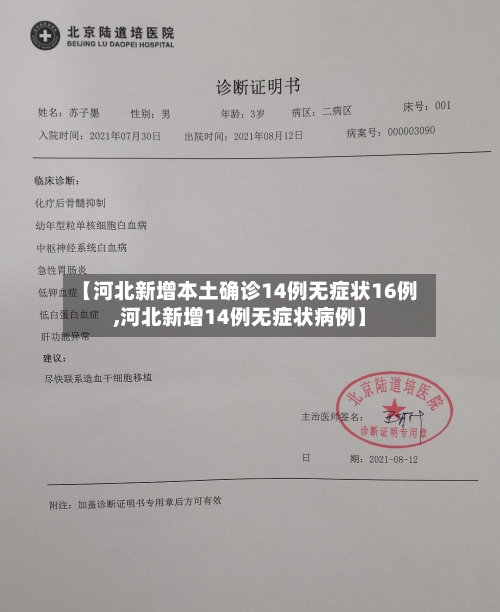 【河北新增本土确诊14例无症状16例,河北新增14例无症状病例】-第2张图片