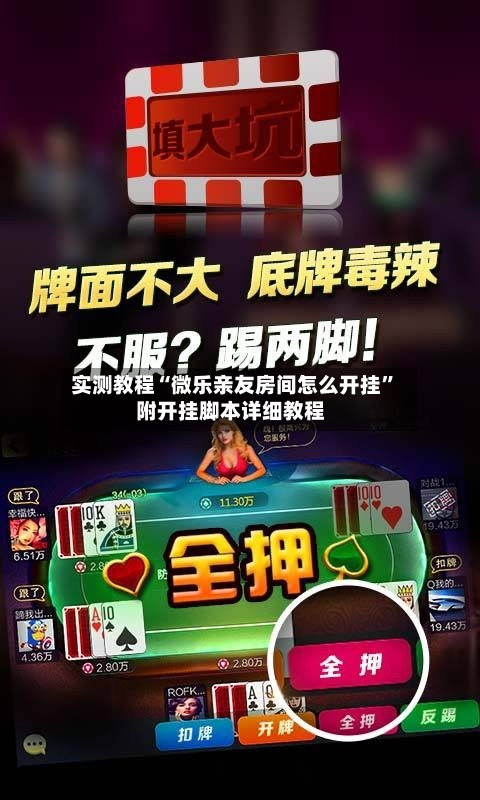 实测教程“微乐亲友房间怎么开挂”附开挂脚本详细教程