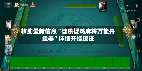 辅助最新信息“微乐捉鸡麻将万能开挂器	”详细开挂玩法-第2张图片