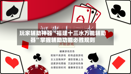 玩家辅助神器“福建十三水万能辅助器	”掌握辅助功能必胜规则-第2张图片