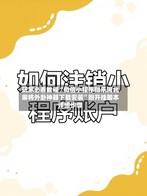 玩家必看教程“微信小程序微乐河北麻将外卦神器下载安装”附开挂脚本详细步骤-第3张图片