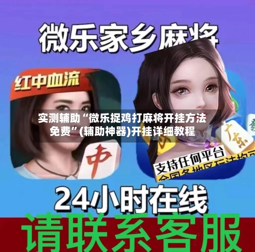 实测辅助“微乐捉鸡打麻将开挂方法免费”(辅助神器)开挂详细教程-第3张图片