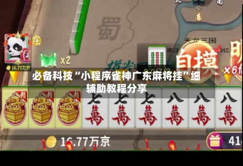 必备科技“小程序雀神广东麻将挂”细辅助教程分享-第2张图片