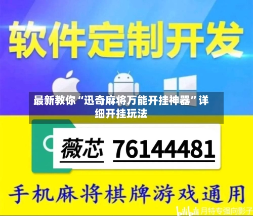 最新教你“迅奇麻将万能开挂神器”详细开挂玩法-第2张图片