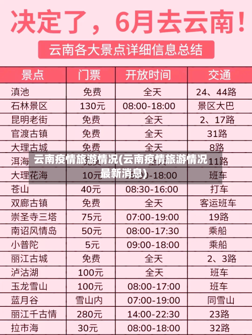 云南疫情旅游情况(云南疫情旅游情况最新消息)-第2张图片