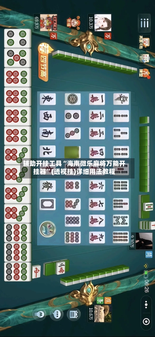 辅助开挂工具“海南微乐麻将万能开挂器”(透视挂)详细用法教程