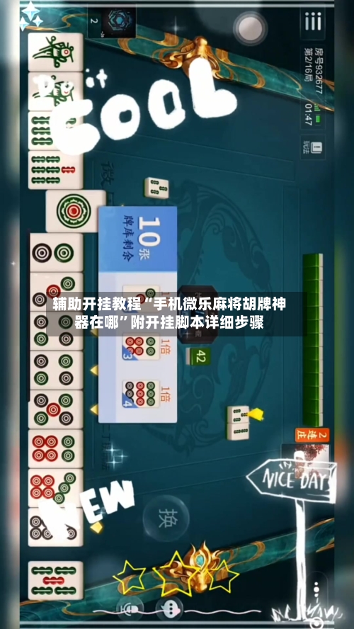 辅助开挂教程“手机微乐麻将胡牌神器在哪	”附开挂脚本详细步骤-第3张图片