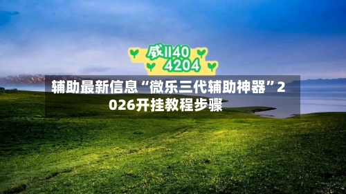 辅助最新信息“微乐三代辅助神器	”2026开挂教程步骤-第2张图片