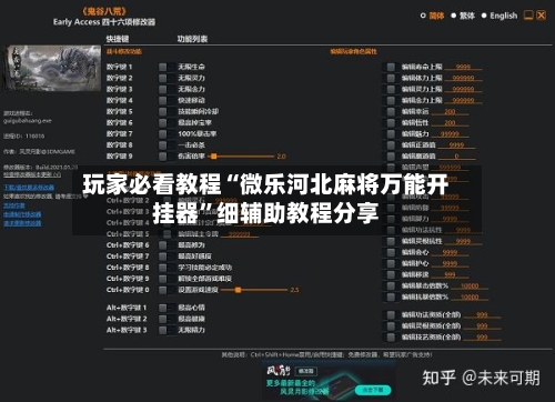 玩家必看教程“微乐河北麻将万能开挂器”细辅助教程分享-第3张图片