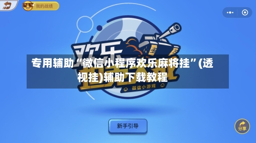 专用辅助“微信小程序欢乐麻将挂”(透视挂)辅助下载教程-第2张图片