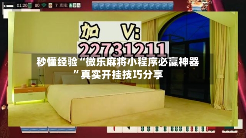 秒懂经验“微乐麻将小程序必赢神器	”真实开挂技巧分享-第3张图片