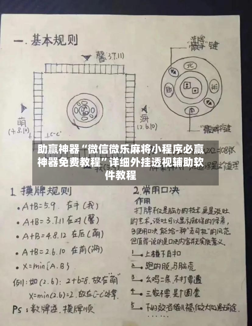 助赢神器“微信微乐麻将小程序必赢神器免费教程”详细外挂透视辅助软件教程-第3张图片