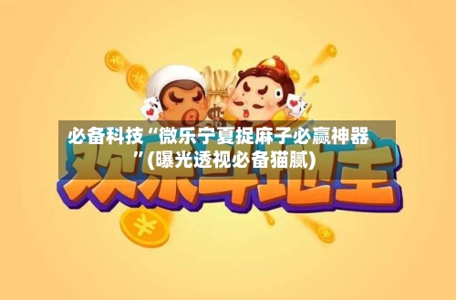 必备科技“微乐宁夏捉麻子必赢神器	”(曝光透视必备猫腻)-第2张图片