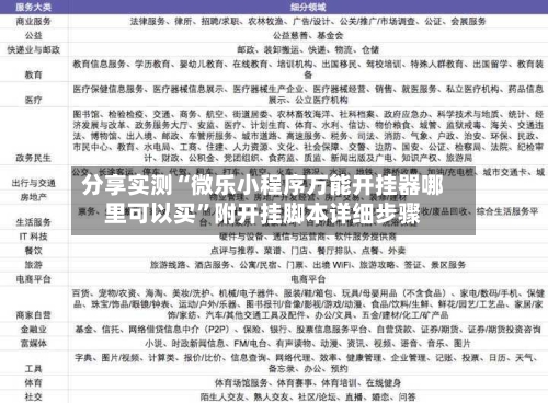 分享实测“微乐小程序万能开挂器哪里可以买”附开挂脚本详细步骤-第3张图片