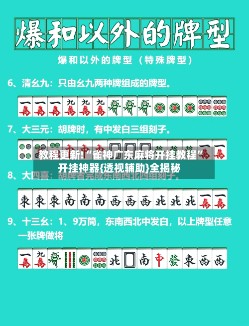 教程更新!“雀神广东麻将开挂教程	”开挂神器{透视辅助}全揭秘-第2张图片