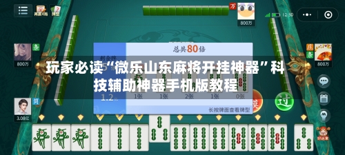 玩家必读“微乐山东麻将开挂神器”科技辅助神器手机版教程-第2张图片