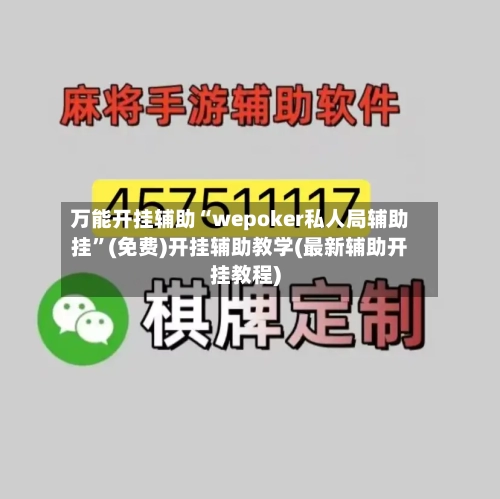 万能开挂辅助“wepoker私人局辅助挂”(免费)开挂辅助教学(最新辅助开挂教程)-第3张图片