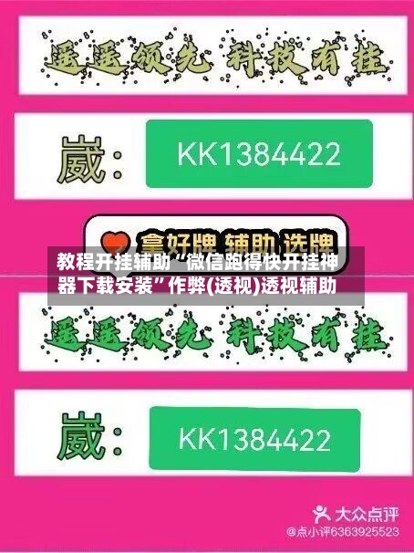 教程开挂辅助“微信跑得快开挂神器下载安装”作弊(透视)透视辅助-第2张图片