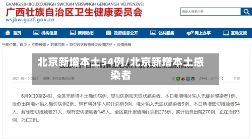北京新增本土54例/北京新增本土感染者