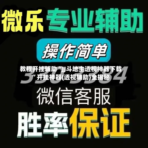 教程开挂辅助“JJ斗地主透视神器下载”开挂神器{透视辅助}全揭秘-第2张图片