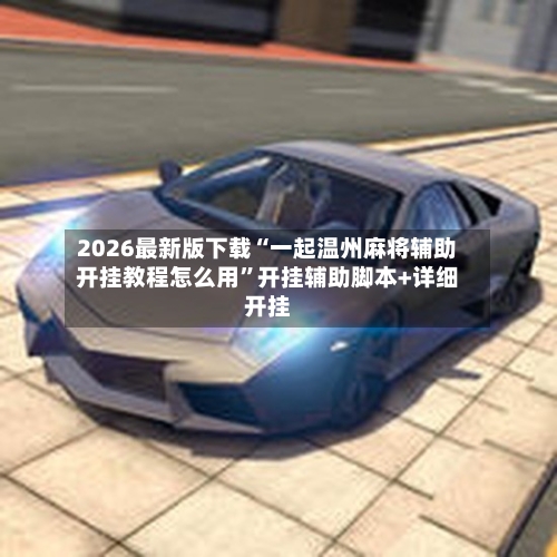 2026最新版下载“一起温州麻将辅助开挂教程怎么用”开挂辅助脚本+详细开挂