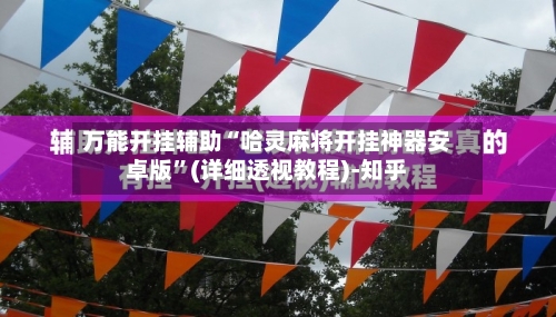 万能开挂辅助“哈灵麻将开挂神器安卓版”(详细透视教程)-知乎-第2张图片