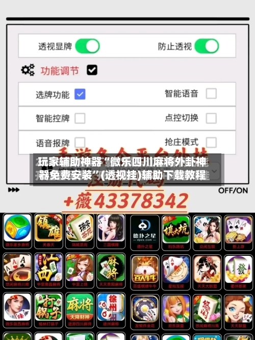 玩家辅助神器“微乐四川麻将外卦神器免费安装	”(透视挂)辅助下载教程-第2张图片