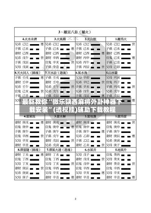 最新教你“微乐陕西麻将外卦神器下载安装”(透视挂)辅助下载教程