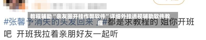 教程辅助“亲友圈开挂作弊软件	”详细外挂透视辅助软件教程-第2张图片