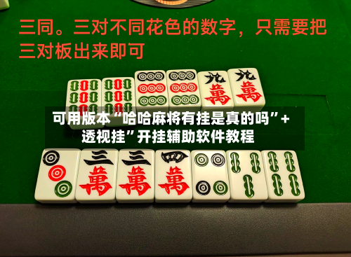 可用版本“哈哈麻将有挂是真的吗	”+透视挂”开挂辅助软件教程-第2张图片