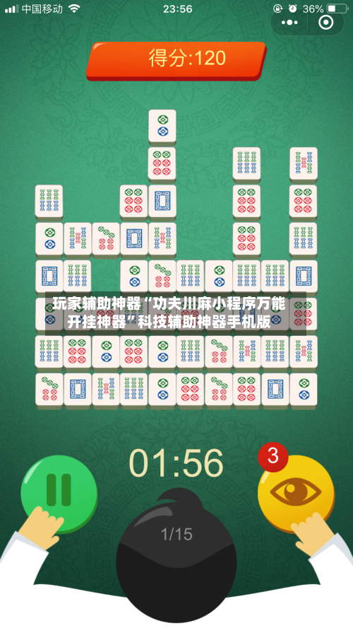 玩家辅助神器“功夫川麻小程序万能开挂神器”科技辅助神器手机版-第2张图片