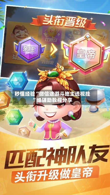 秒懂经验“微信途游斗地主透视挂	”细辅助教程分享-第2张图片