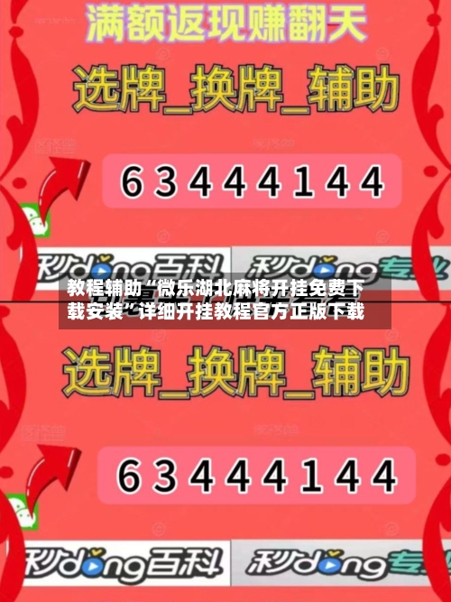 教程辅助“微乐湖北麻将开挂免费下载安装”详细开挂教程官方正版下载-第3张图片