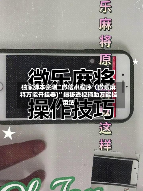 独家脚本实测“微信小程序（微乐麻将万能开挂器)”揭秘透视辅助万能挂用法
