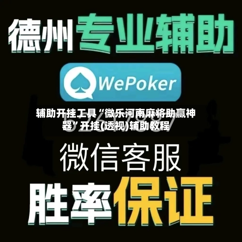 辅助开挂工具“微乐河南麻将助赢神器”开挂(透视)辅助教程-第2张图片