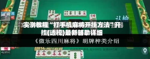 实测教程“打手机麻将开挂方法	”开挂(透视)最新辅助详细-第2张图片
