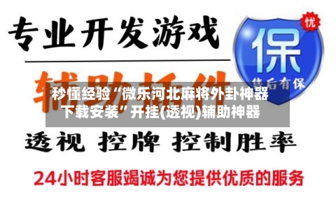 秒懂经验“微乐河北麻将外卦神器下载安装”开挂(透视)辅助神器-第2张图片
