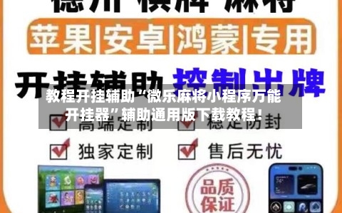教程开挂辅助“微乐麻将小程序万能开挂器”辅助通用版下载教程！-第2张图片