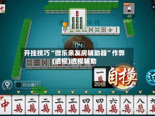 开挂技巧“微乐亲友房辅助器”作弊(透视)透视辅助