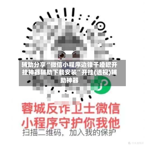 辅助分享“微信小程序边锋干瞪眼开挂神器辅助下载安装”开挂(透视)辅助神器-第2张图片