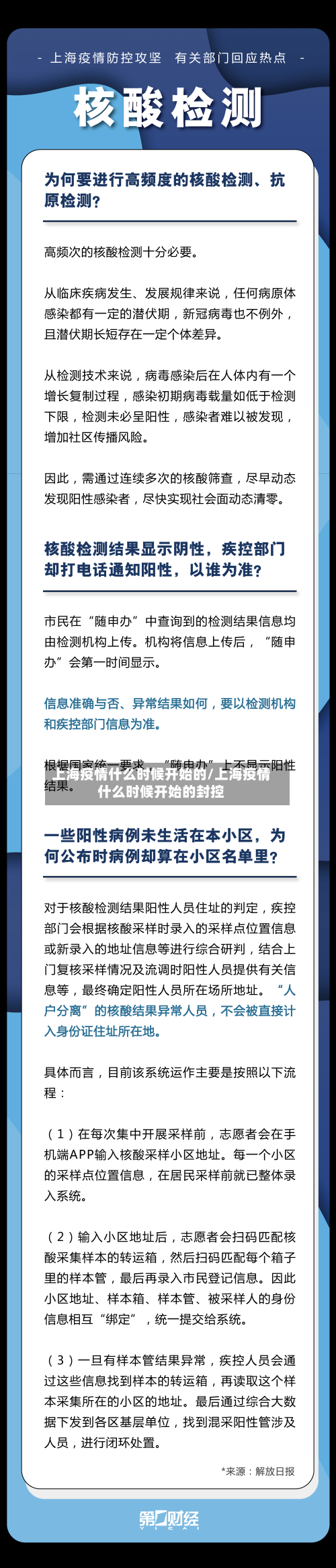 上海疫情什么时候开始的/上海疫情什么时候开始的封控