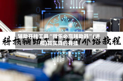 辅助开挂工具“微乐必赢辅助器”(透视)其实真的有挂