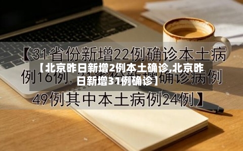 【北京昨日新增2例本土确诊,北京昨日新增31例确诊】-第2张图片
