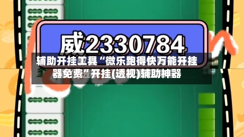 辅助开挂工具“微乐跑得快万能开挂器免费	”开挂(透视)辅助神器-第2张图片