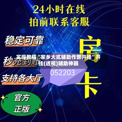 实操教程“家乡大贰辅助作弊开挂”开挂(透视)辅助神器-第2张图片