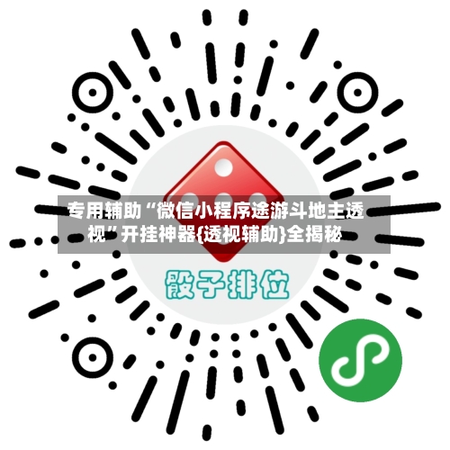 专用辅助“微信小程序途游斗地主透视”开挂神器{透视辅助}全揭秘-第2张图片