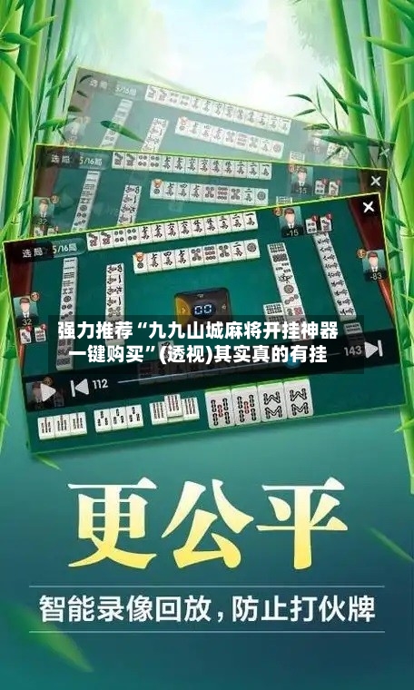 强力推荐“九九山城麻将开挂神器一键购买”(透视)其实真的有挂-第3张图片