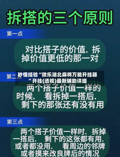 秒懂经验“微乐湖北麻将万能开挂器”开挂(透视)最新辅助详细