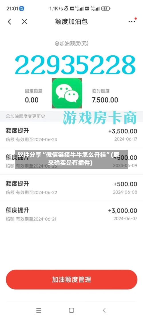 软件分享“微信链接牛牛怎么开挂”(原来确实是有插件)