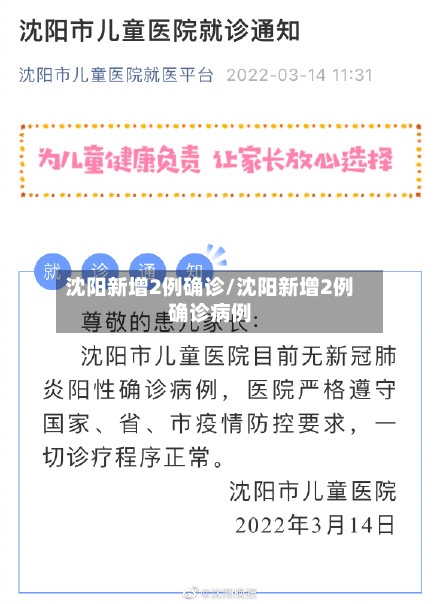沈阳新增2例确诊/沈阳新增2例确诊病例